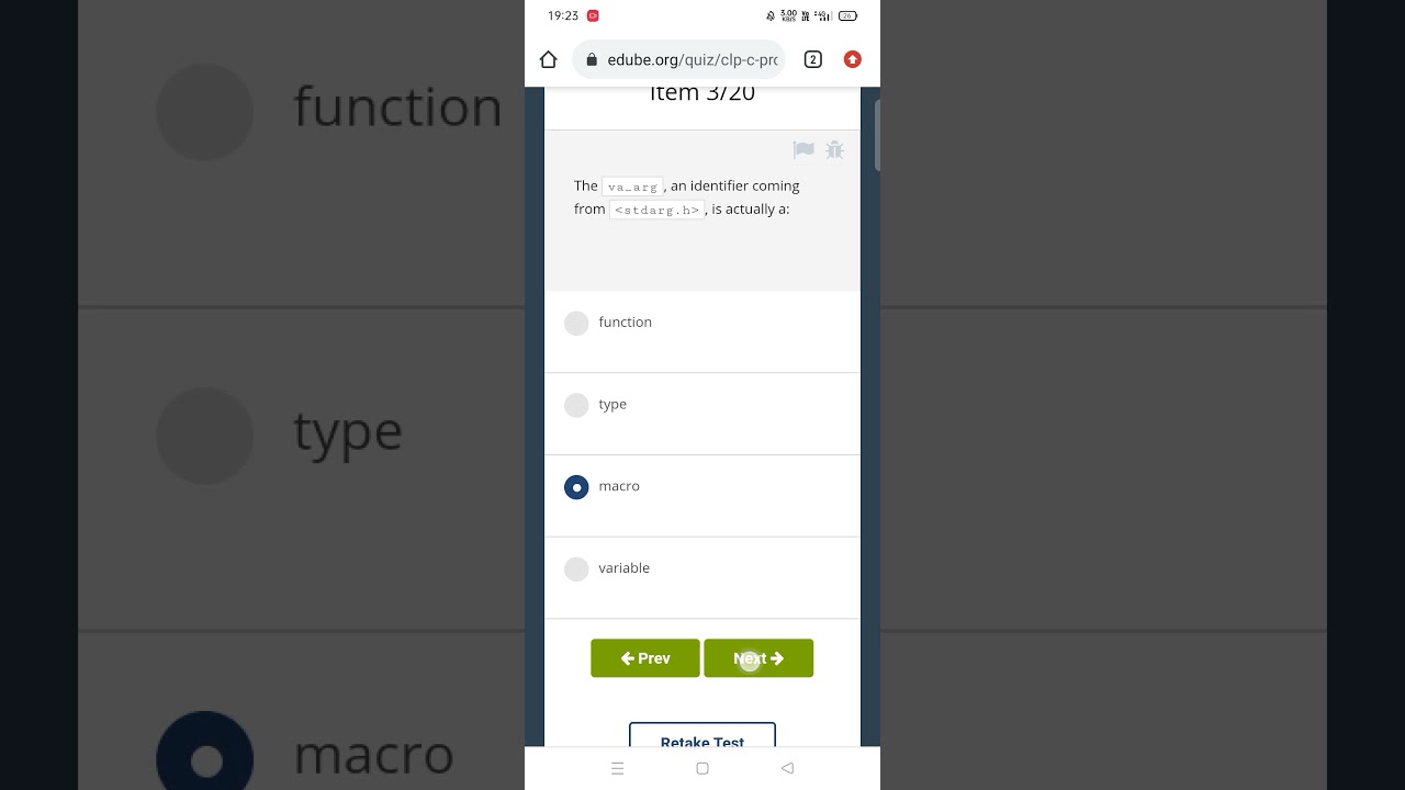 Module 2. Handling a variable number of parameters Answer