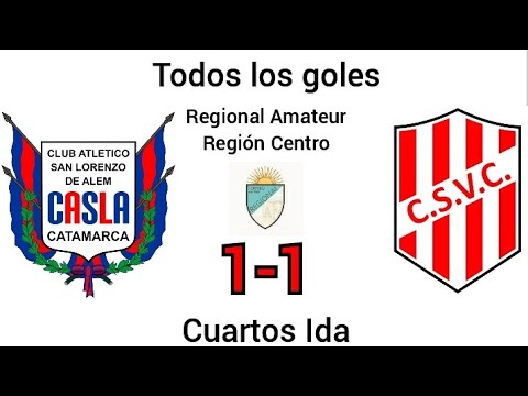 Todos los goles|San Lorenzo de Alem 1-1 Sportivo Villa Cubas|Regional Amateur Región Centro Cuartos