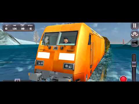 Train Driving on Water Video