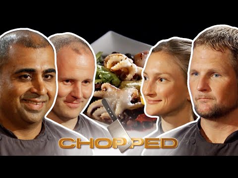 Chopped: Huckleberries, Black Beans, Octopus | Full Episode Recap | S11 E2 | Food Network