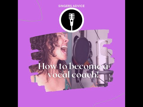 How to become a vocal coach. - YouTube