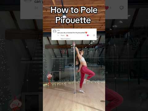 How to pole pirouette #beginnerpole #pole #poledancingclasses #polefitness
