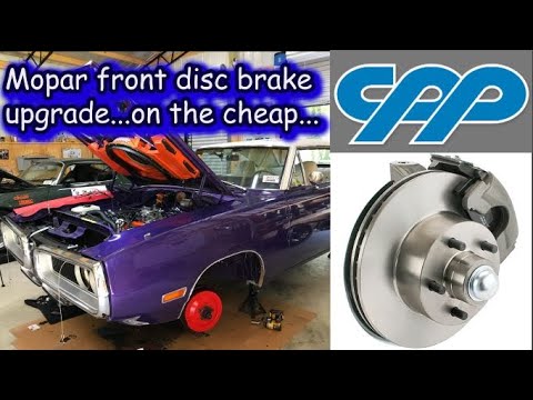 How to: Cheap Mopar Disc brake upgrade! The Super Bee stops now!