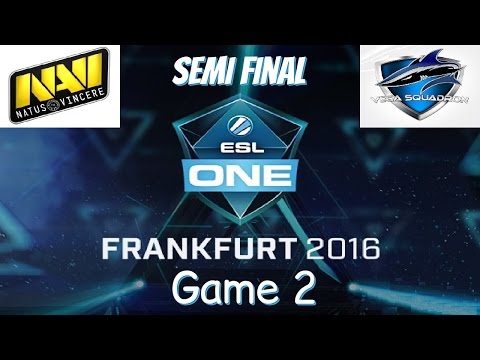 NaVi vs Vega - Game 2 - ESL ONE Frankfurt 2016 " Semi Final - Highlights