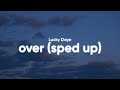 Lucky Daye - Over (sped up) (Clean - Lyrics)