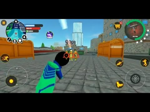 Superhero Stickman Flying Get a Mission from Jack Android : HD#naxeex #android #game #games#stick