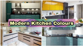 Modern Kitchen Colours @home | #home #homedecor  #kitchen  #modularkitchen  #modern