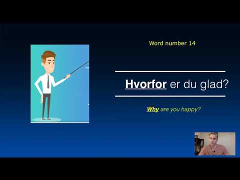 Top 20 words in Norwegian with pronunciation