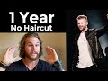 1 Year No Haircut Hair Growth For Men