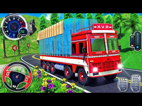 Indian Lorry Truck Mountain Driver - Heavy Cargo Offroad Truck Driving - Android GamePlay