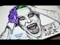 Drawing The Joker with Ballpoint Pen 
