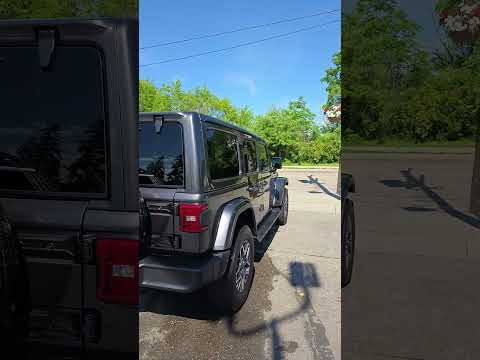 2026 Jeep Wrangler Sahara 4 Door 4x4 in Gray for sale at Jerry Pfeil Chrysler Dodge Jeep Ram in New Hamburg, ON