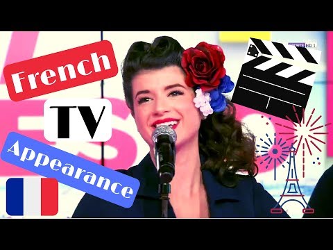 I was on TV! BeIN Sports French TV | The Satin Dollz Vintage Pin-up Girl Group