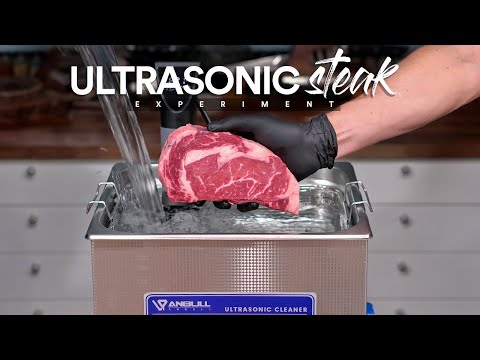 We used ULTRASONIC Technology to make steaks better!
