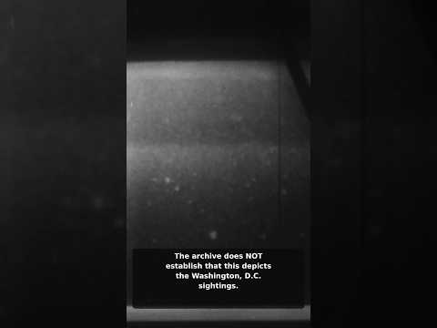 What Was the Air Force Filming in July 1952? #militaryhistory #nationalarchives #projectbluebook