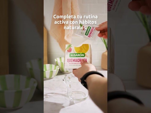 Vídeo relacionado con Susarón | Infusión Quemagrasa Cola de caballo y Guaraná | Sabor Fresa | Caja 10 bolsitas