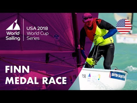 Full Finn Medal Race - Sailing's World Cup Series | Miami, USA 2018