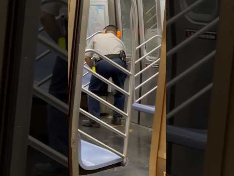 NYC Subway Car Being Isolated Door by Door by the Train Operator. #nycsubway #train #nycmetro #nyc