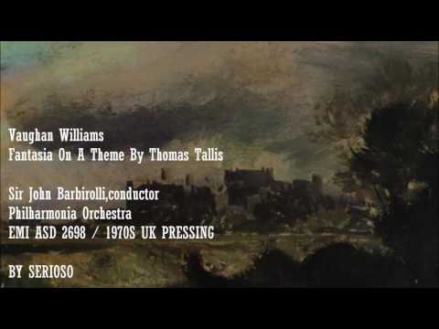 Vaughan Williams, Fantasia On A Theme By Thomas Tallis, Sir John Barbirolli