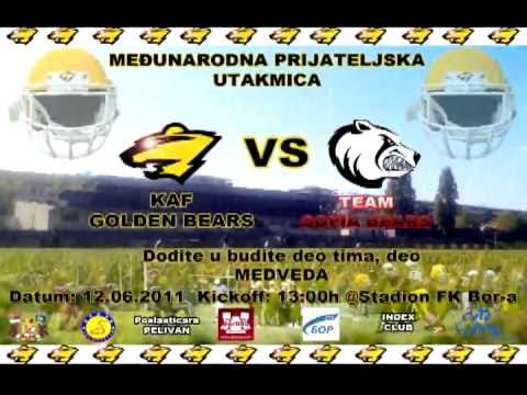 12.Jun, 13h @ Stadion FK BOR, KAF GOLDEN BEARS vs Team Sofia Bears