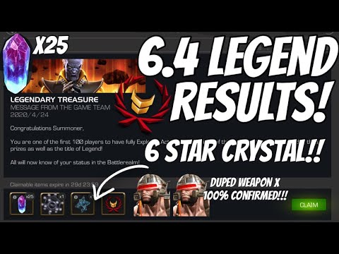 6 4 Legend Run Results!! 6 Star Crystal Opening - Duped 6 Star Wolverine Weapon X 1000% Confirmed!!!