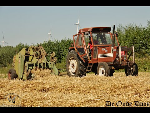 Landb. Lambrecht - Ertvelde - Fiat 880 en Claas Maximum