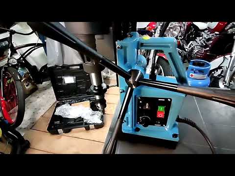 Magnetic drill Stako SCY-2800 RE 230V 2050W. Trepanning cutter Stako 16mm, drilled sheet 6mm