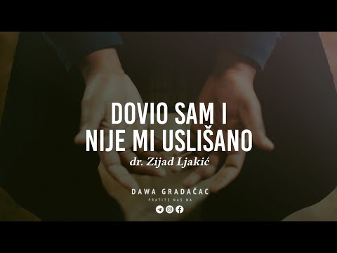 DOVIO SAM I NIJE MI USLIŠANO - dr. Zijad Ljakić
