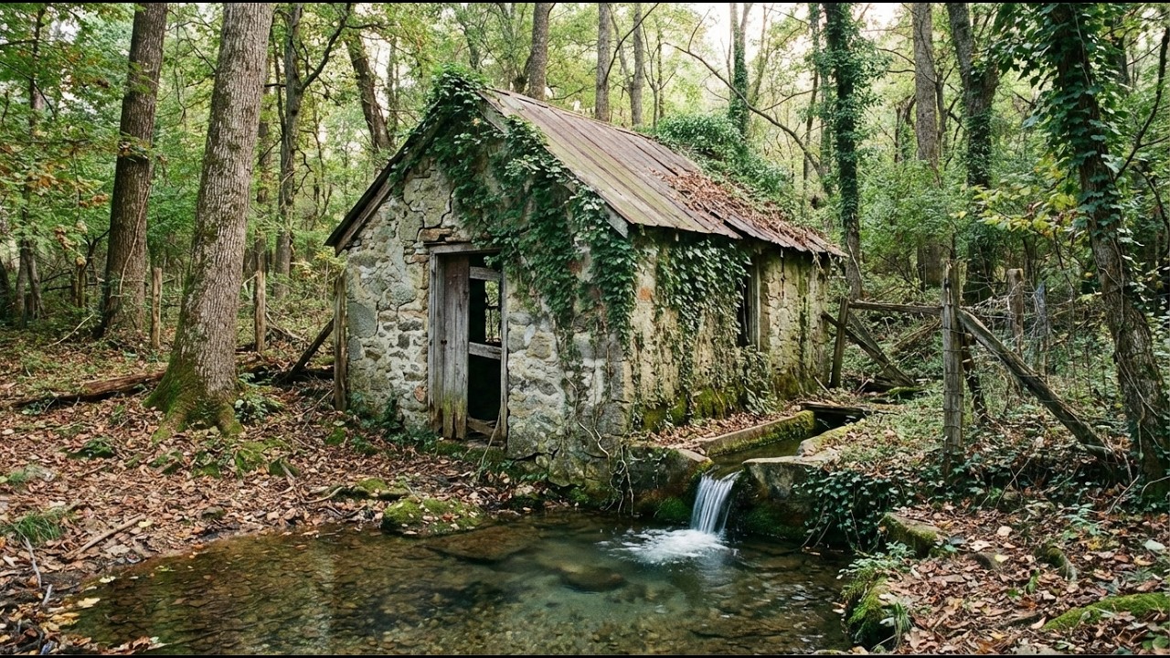 I Found an Abandoned Spring House and Turned It Into a Luxury Spring House (ASMR)