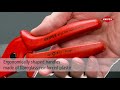 Plastikinių vamzdžių kirpimo replės KNIPEX 9020 185mm