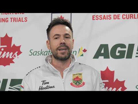 Media Scrum - Draw 8 - 2021 Tim Hortons Curling Trials