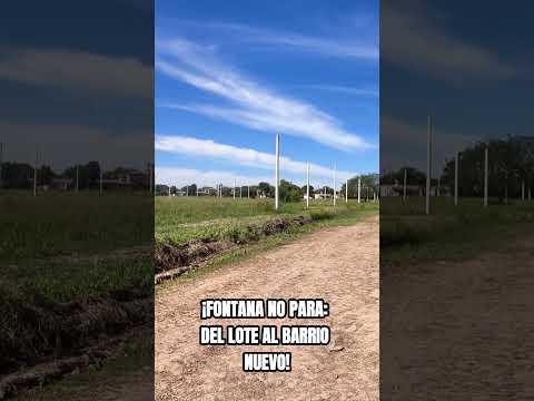 Terrenos listos para vivienda y un barrio nuevo en Fontana 👀