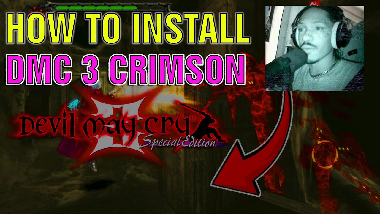 DMC 3 Crimson Mod + How to Install (Tutorial & Gameplay) - Devil May Cry HD Collection Mod Showcase