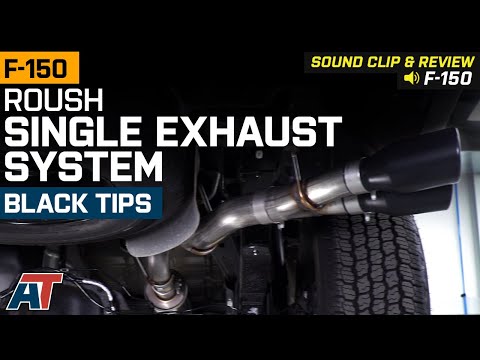 2015-2020 F150 3.5L EcoBoost Roush Single Exhaust System; Black Tips Review & Install