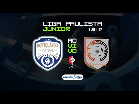 HORTOLÂNDIA x ATIBAIA - COPA PAULISTA LPF JUNIOR - SUB - 17