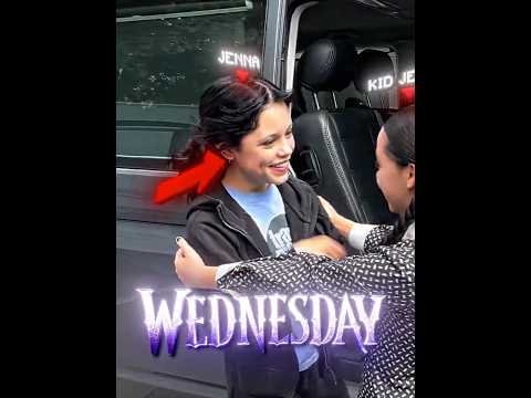Jenna Meets Kid Jenna 😱💖 #wandinha #wednesday #edits