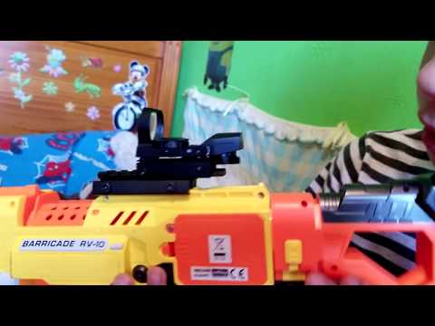 Nerf Custom Tactical Sight Attachment Mod For Barricade RV-10