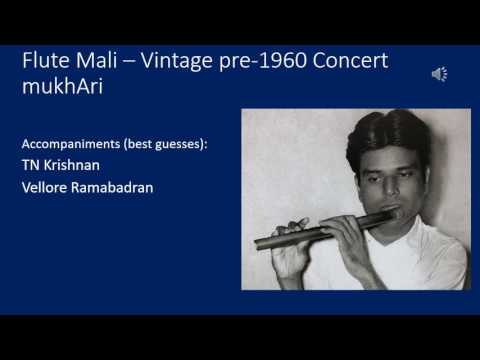 Flute Mali   Vintage pre 1960 concert   mukhAri