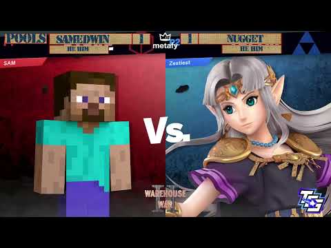 Warehouse War 2 - Samedwin (Steve) vs. Nugget (Zelda) [Pools]