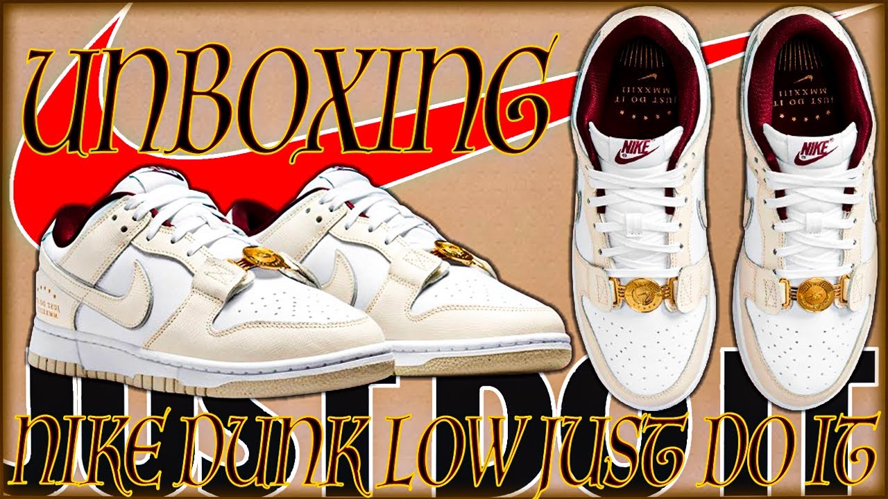 Review Nike Dunk Low SE Just Do It White Phantom