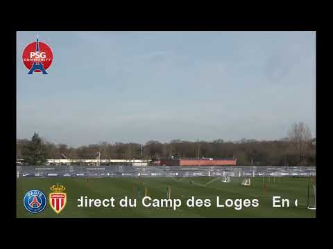 PSG-Monaco : suivez l'entraînement en direct #psg #PSGASM