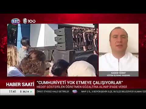 Genel Başkanımız Kadem Özbay, Antalya TED Koleji’nde 29 Ekim Cumhuriyet Bayramı Töreninde konuşma yapan Türk Dili ve Edebiyatı öğretmeni Emine Karakaş’ın Milli Eğitim Bakanlığı müfettişleri görüşü sonrasında işten atılması ile ilgili Sözcü Tv’ye açık