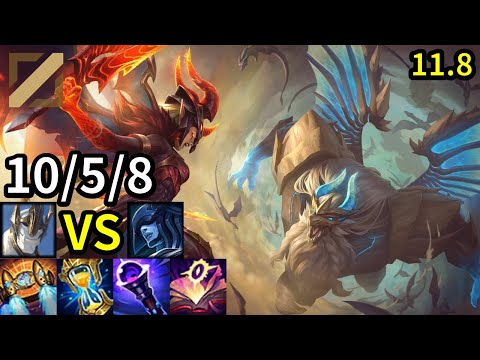 Galio Mid vs Lissandra - KR Challenger | Patch 11.8