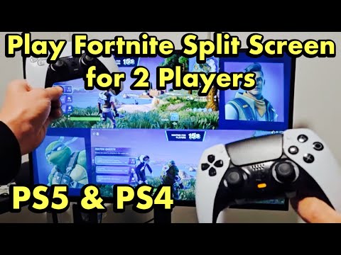 PS5/PS4: How to Play Fortnite with Spit Screen for 2 Players