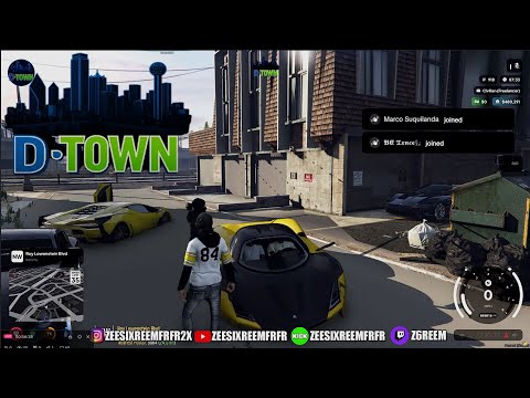 In BigXthaPlug DTown NEW FiveM Server They did me so dirty! SMFH #GtaRP #DTown