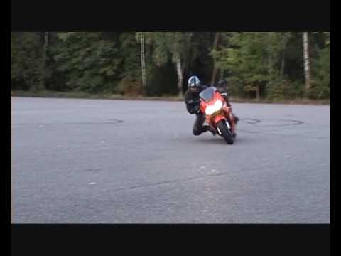 Thumbnail for Honda VFR 800 FI vs Girlfriend on CBR 1100 XX Black Bird (almost at the end) by Honda VF and VFR
