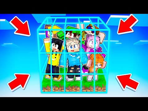 LOCKED IN A BOX (Sky Block) IN Minecraft FOR 100 DAYS!