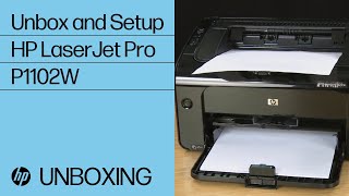 Unboxing and Setting Up the HP LaserJet Pro P1102W Printer