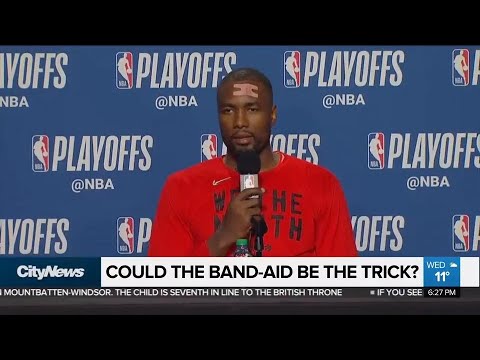 Was it the Band-Aid that helped Serge Ibaka dominate in Game 5?