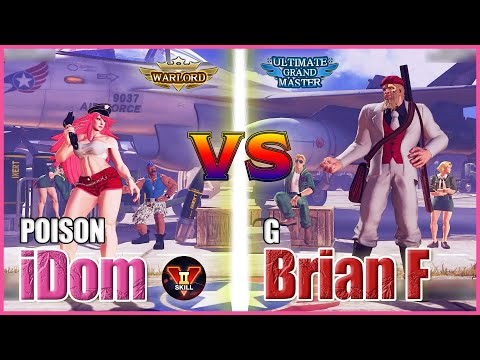 SFV CE 👊🏻 iDom (Poison) vs Brian F (G) FT3 Battle Lounge SF5